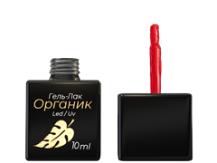 Гель-Лак Органик №10 "Ярко-Красный" 10 мл. ТМ Опция. Гель-Лак Органик №10 "Ярко-Красный" 10 мл. ТМ Опция.