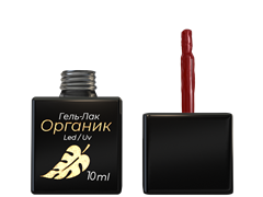 Гель-Лак Органик №12 "Рубиновый" 10 мл. Гель-Лак Органик №12 "Рубиновый" 10 мл.