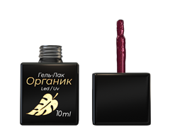 Гель-Лак Органик №35 "Красный Глиттерный" 10 мл. Гель-Лак Органик №35 "Красный Глиттерный" 10 мл.